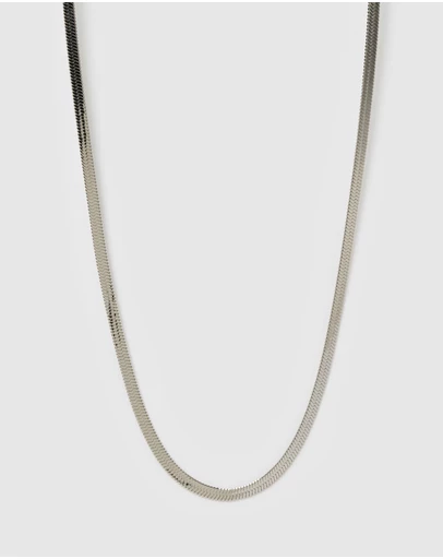 Arms Of Eve - Sylvia Silver Snake Chain Necklace