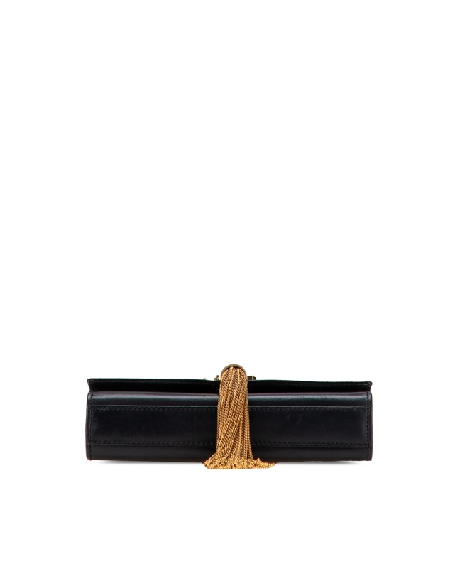 Saint Laurent - Pre-Loved Small Leather Monogram Kate Tassel Crossbody