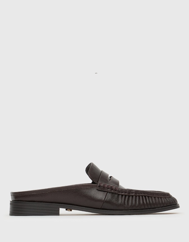 Betts - Harlow Leather Mule Loafers