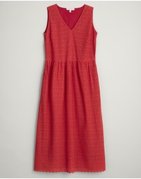 Seasalt - Seasalt Cornwall Red Meadow Saffron Broderie Dress