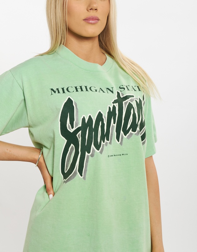 Vintage by The Real Deal - Pre Loved - 90s Michigan State Spartans Tee