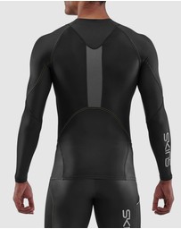 SKINS - SKINS Compression Men's Series-3 Running/Gym Long Sleeve Top Black