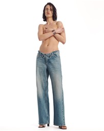 THE TALES - The Tales Rolled Waist Denim jean