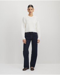 AERE - Aurelia Straight Leg Jeans