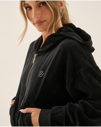 Araminta James - AJ Velour Hoodie
