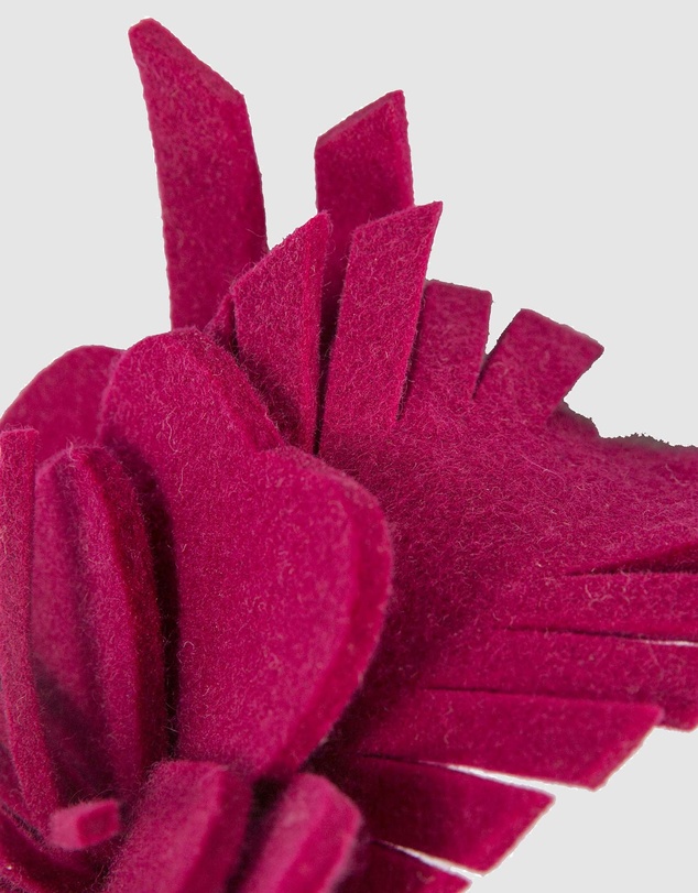 Max Alexander - Felt Magenta Flower Fascinator