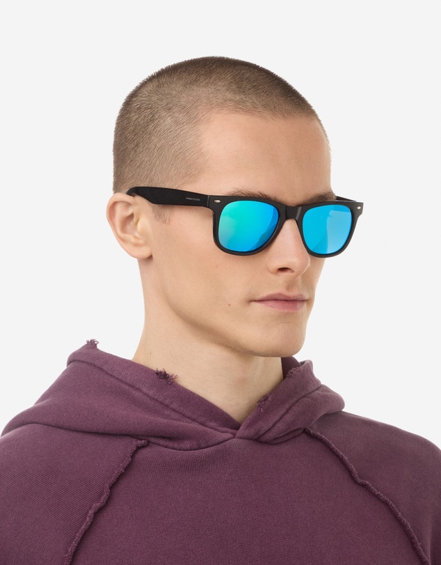 Hawkers Co - HAWKERS - SLATER - POLARIZED BLACK BLUE Sunglasses for Men and Women UV400