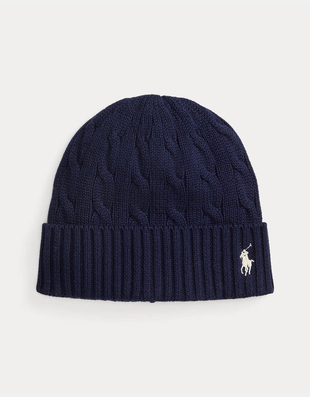 Polo Ralph Lauren - Cable-Knit Cotton Beanie