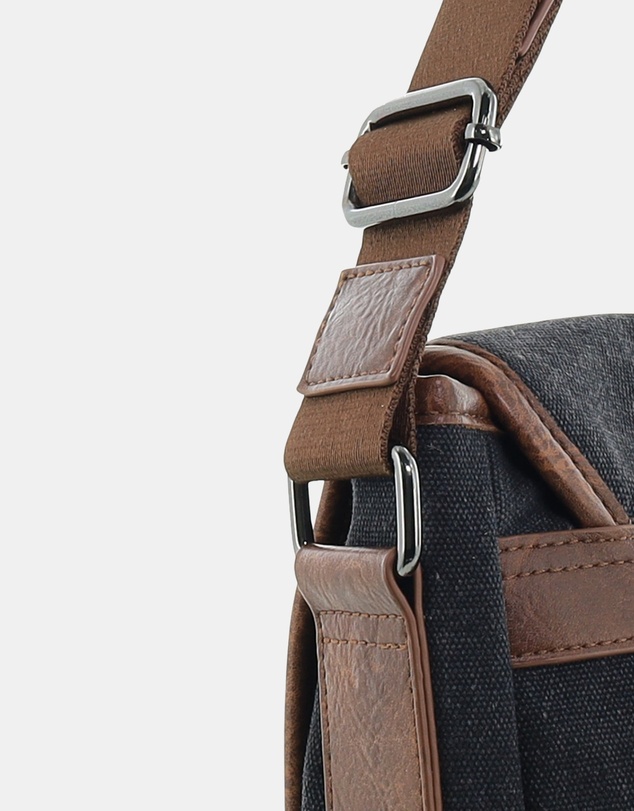 Pierre Cardin - Pierre Cardin Canvas Messenger Bag
