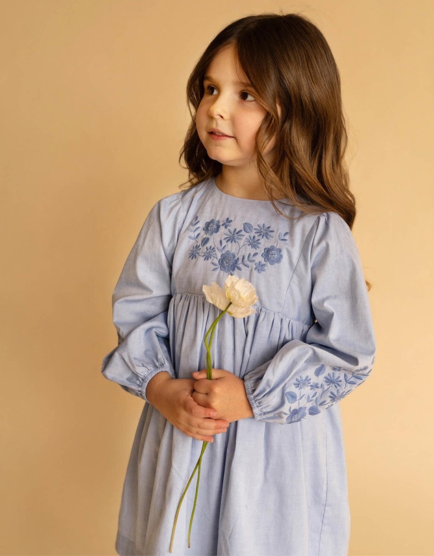 Bebe by Minihaha - Winnie Embroidered Dress - Kids