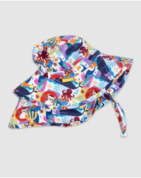 Tyoub - Tyoub Sun-Safe Bucket Hat with Neck Flap Animal Spirit