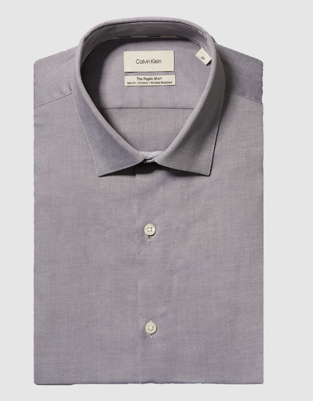 Calvin Klein - Slim Stretch Poplin Shirt