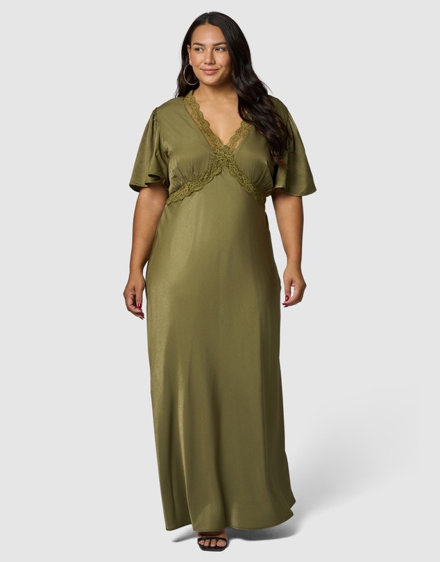Sunday In The City - Electric Guitars Maxi Dress