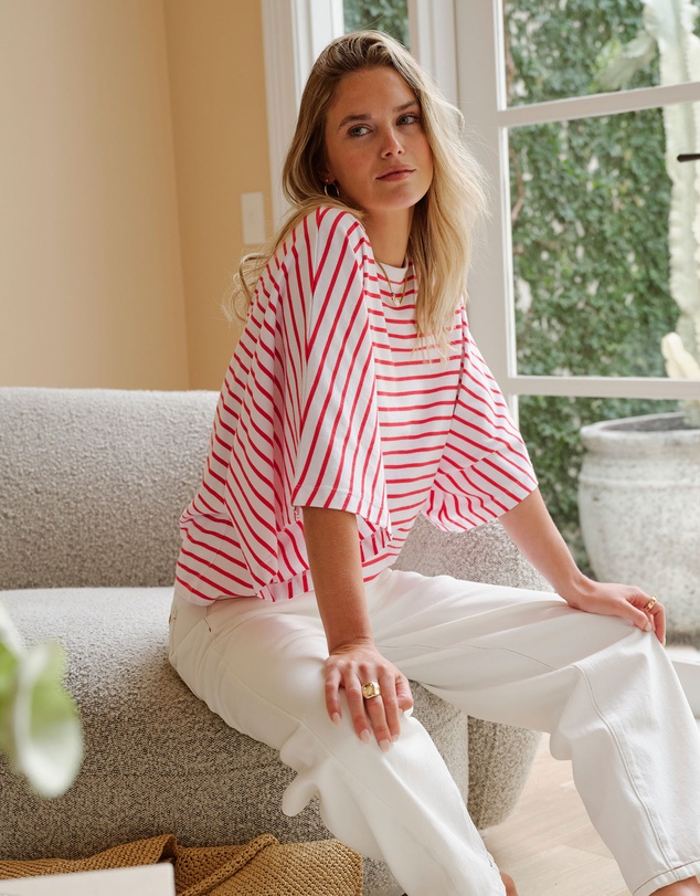 Ceres Life - Lucy Relaxed Sleeve Tee