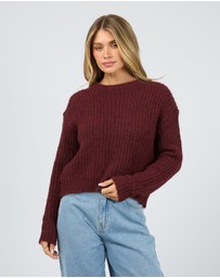 All About Eve - Ivy Knit Jumper Wine