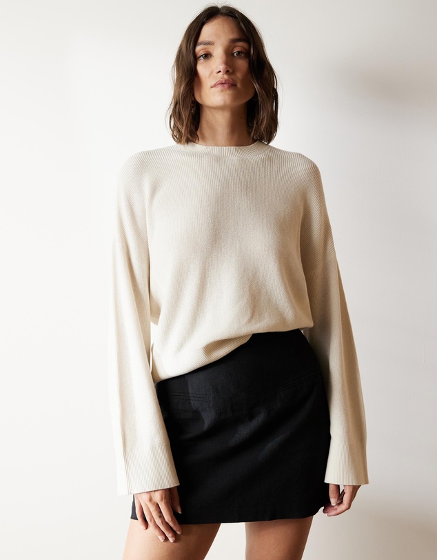 Atmos&Here - Organic Cotton Relaxed Crew Knit