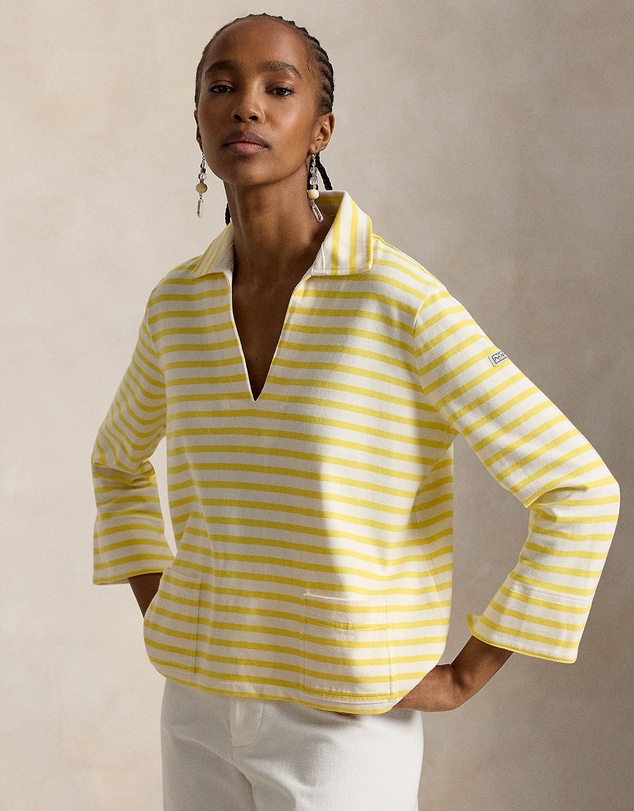 Polo Ralph Lauren - Striped Split-Placket Mariner Tee