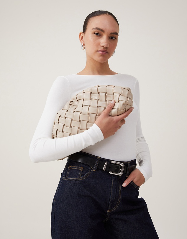 Rubi - Tory Scrunch Oversized Clutch