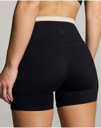 Rockwear - Blocked Mid Thigh Bike Shorts