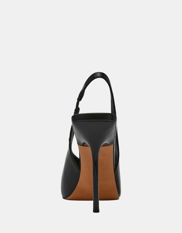 Steve Madden - Lucian Black Leather Heels