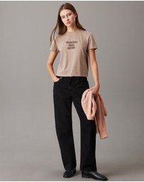 Calvin Klein Jeans - Slim Washed Logo Baby Tee