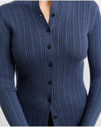 Toorallie - Variegated Rib Cardigan