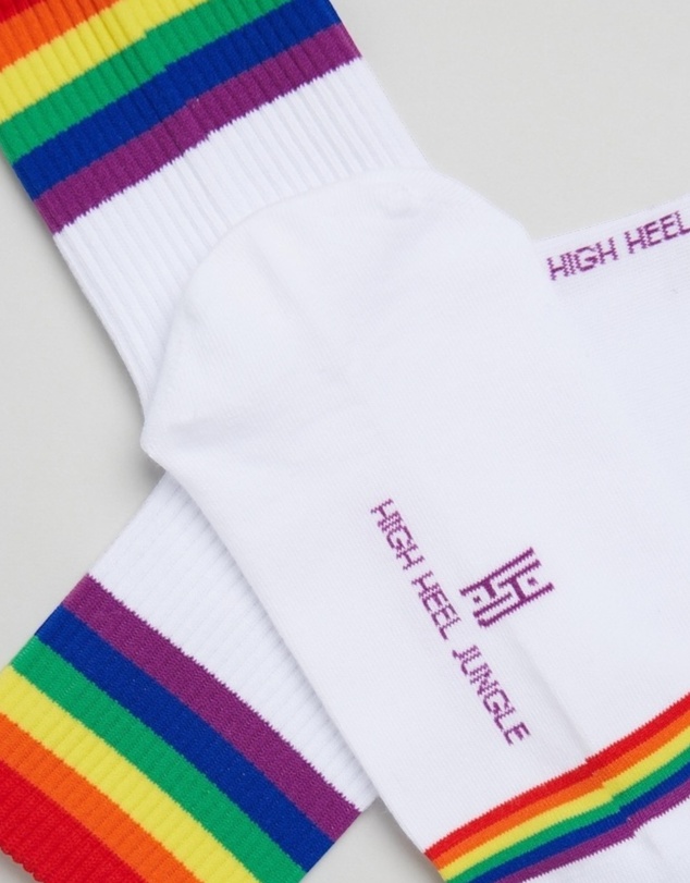 High Heel Jungle - Pride Flag Premium Socks