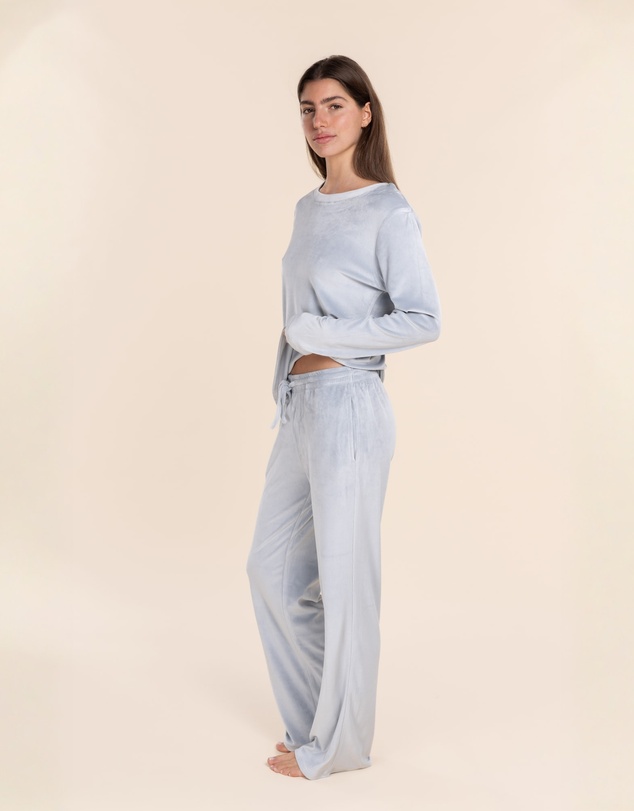 Gingerlilly - Thea Velour Long Lounge Set