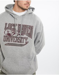 Vintage by The Real Deal - Pre Loved - Vintage 90s Russell Athletic University of Lock Haven Eagles Hooded Sweatshirt