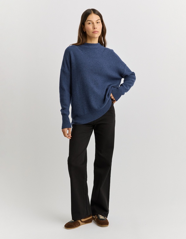 Toorallie - Drop Shoulder Mock Neck