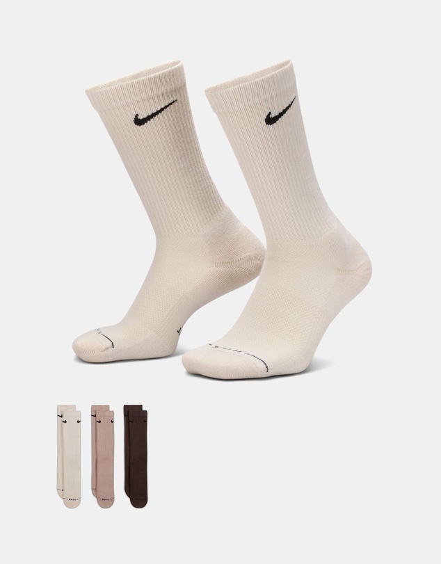 Nike - Nike Everyday Elevated Crew Socks 3-Pack