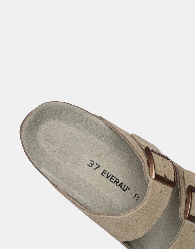 EVERAU - EverAU Ugg Sandal Platform Cow Suede Upper Sandals