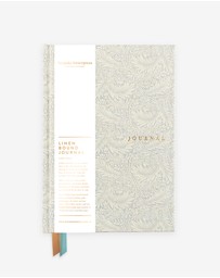Bespoke Letterpress - Linen Bound Lined Journal - Dune Thicket