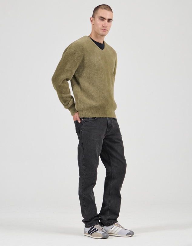 Rolla's - Shag V Neck Knit Jumper