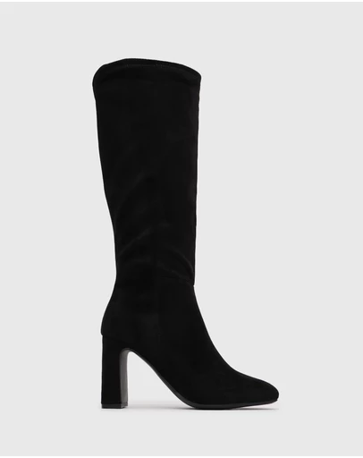 Betts - Wider Fit Prime Block Heel Knee High Boots