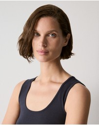 Trenery - Cotton Essential Tank in Night Sky