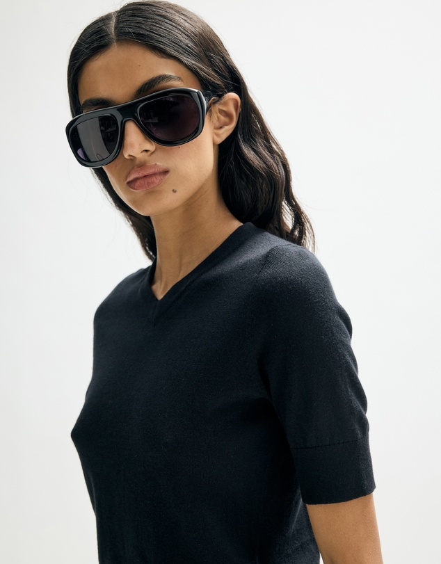 Minima Esenciales - Rilo Organic Cotton Cashmere V Neck