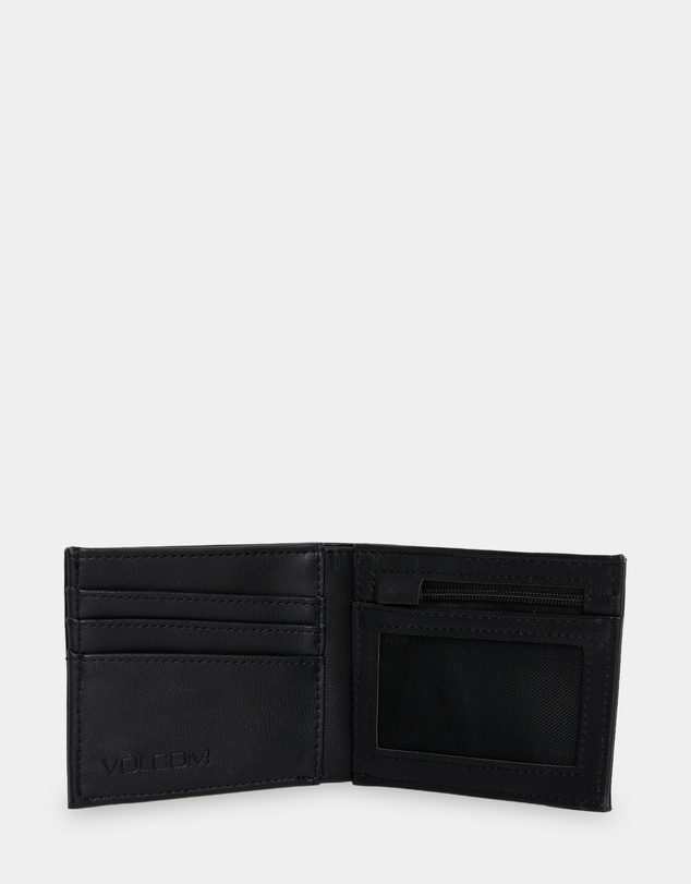 Volcom - Mens Slim Stone Faux Leather Wallet