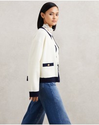 REISS - Olive Cardigan
