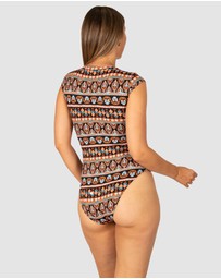 Baku Swimwear - Morocco Zip Front Surfsuit Swimwear