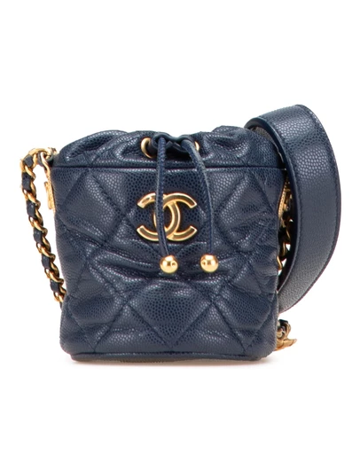 Pre-Loved by Azura Reborn - Pre-Loved chanel Stylish Bucket Bag with Chain Strap for Everyday Essentials