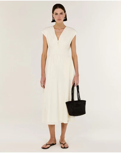 Staple the Label - Ode V-Neck Midi Dress