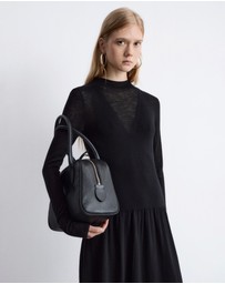 & Other Stories - Knitted Mock-Neck Midi Dress