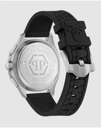 Philipp Plein - Plein Philipp 44mm Black Dial with Silicone Strap