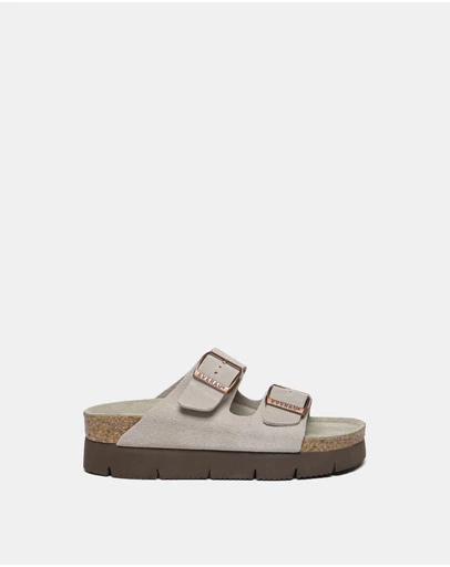 EVERAU - EverAU Ugg Sandal Platform Cow Suede Upper Sandals