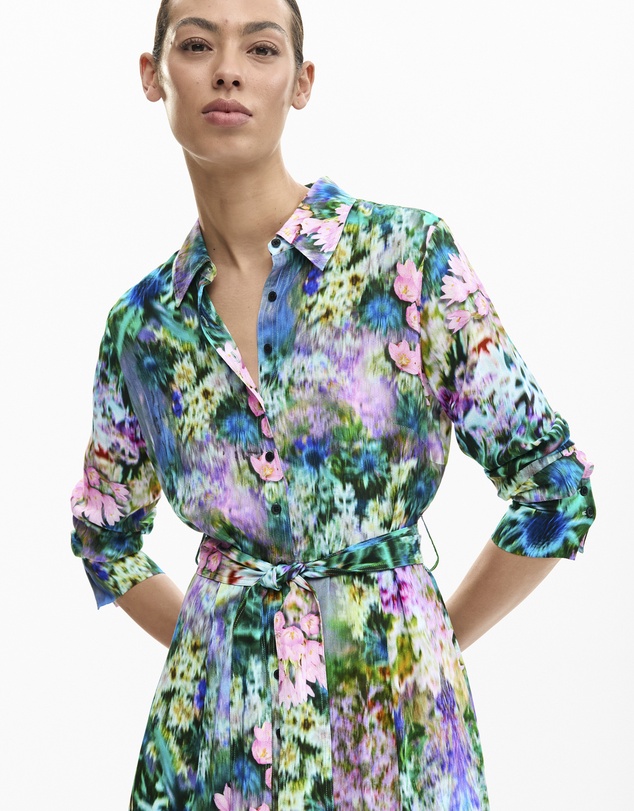Desigual - Shirt dress garden