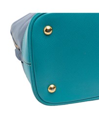 Pre-Loved by Azura Reborn - Pre-Loved Bicolor Saffiano Lux Promenade Dome Handbag
