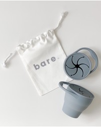 Bare The Label - Collapsible Silicone Snackie Cup