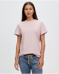 DRICOPER DENIM - Slouchy Dusty Pink Tee
