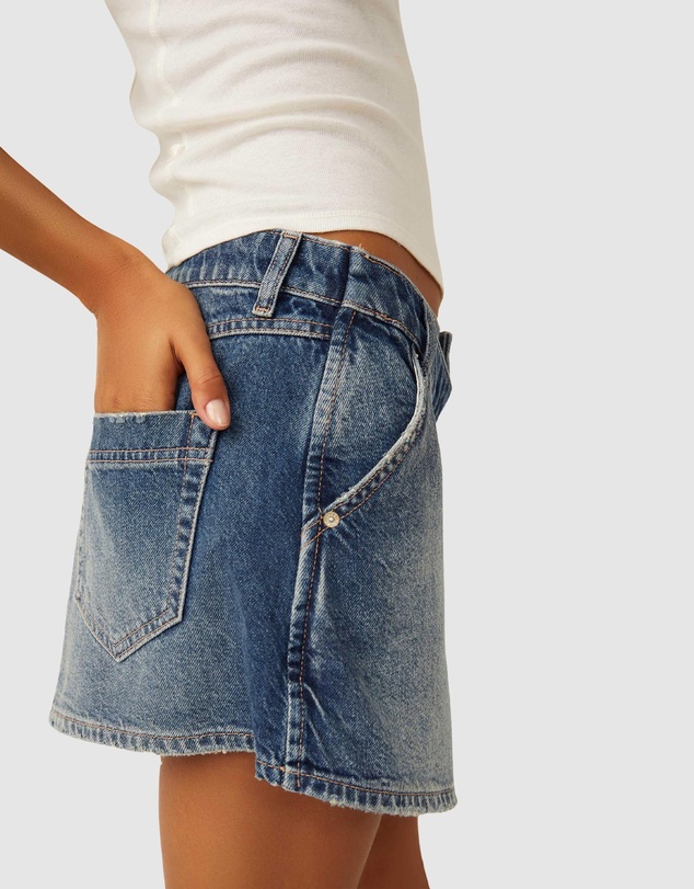 Free People - Wynne Denim Skirt